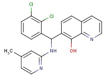 7-{(2,3-dichlorophenyl)[(4-methyl-2-pyridinyl)amino]methyl}-8-quinolinol