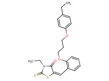 3-ethyl-5-{2-[3-(4-ethylphenoxy)propoxy]benzylidene}-2-thioxo-1,3-thiazolidin-4-one