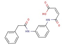 4-oxo-4-({3-[(phenylacetyl)amino]phenyl}amino)-2-butenoic acid