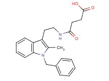4-{[2-(1-benzyl-2-methyl-1H-indol-3-yl)ethyl]amino}-4-oxobutanoic acid