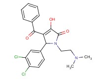 4-benzoyl-5-(3,4-dichlorophenyl)-1-[2-(dimethylamino)ethyl]-3-hydroxy-1,5-dihydro-2H-pyrrol-2-one