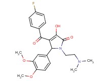 5-(3,4-dimethoxyphenyl)-1-[2-(dimethylamino)ethyl]-4-(4-fluorobenzoyl)-3-hydroxy-1,5-dihydro-2H-pyrrol-2-one