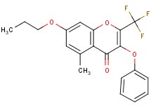 5-methyl-3-phenoxy-7-propoxy-2-(trifluoromethyl)-4H-chromen-4-one