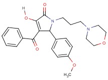 4-benzoyl-3-hydroxy-5-(4-methoxyphenyl)-1-[3-(4-morpholinyl)propyl]-1,5-dihydro-2H-pyrrol-2-one