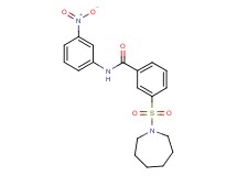 3-(1-azepanylsulfonyl)-N-(3-nitrophenyl)benzamide