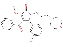 4-benzoyl-5-(3-bromophenyl)-3-hydroxy-1-[3-(4-morpholinyl)propyl]-1,5-dihydro-2H-pyrrol-2-one