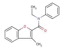 N-ethyl-3-methyl-N-phenyl-1-benzofuran-2-carboxamide