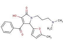 4-benzoyl-1-[3-(dimethylamino)propyl]-3-hydroxy-5-(5-methyl-2-furyl)-1,5-dihydro-2H-pyrrol-2-one