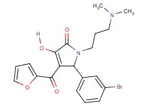 5-(3-bromophenyl)-1-[3-(dimethylamino)propyl]-4-(2-furoyl)-3-hydroxy-1,5-dihydro-2H-pyrrol-2-one