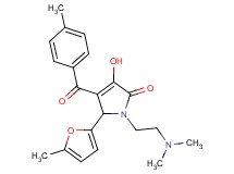 1-[2-(dimethylamino)ethyl]-3-hydroxy-4-(4-methylbenzoyl)-5-(5-methyl-2-furyl)-1,5-dihydro-2H-pyrrol-2-one