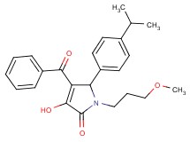 4-benzoyl-3-hydroxy-5-(4-isopropylphenyl)-1-(3-methoxypropyl)-1,5-dihydro-2H-pyrrol-2-one