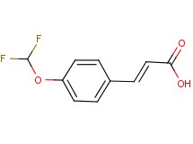 3-[4-(difluoromethoxy)phenyl]acrylic acid
