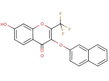 7-hydroxy-3-(2-naphthyloxy)-2-(trifluoromethyl)-4H-chromen-4-one