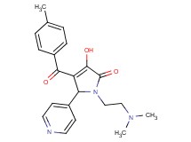 1-[2-(dimethylamino)ethyl]-3-hydroxy-4-(4-methylbenzoyl)-5-(4-pyridinyl)-1,5-dihydro-2H-pyrrol-2-one