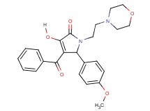 4-benzoyl-3-hydroxy-5-(4-methoxyphenyl)-1-[2-(4-morpholinyl)ethyl]-1,5-dihydro-2H-pyrrol-2-one