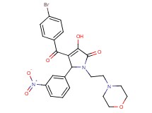 4-(4-bromobenzoyl)-3-hydroxy-1-[2-(4-morpholinyl)ethyl]-5-(3-nitrophenyl)-1,5-dihydro-2H-pyrrol-2-one
