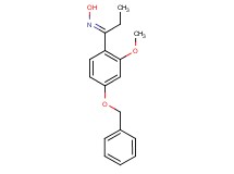 1-[4-(benzyloxy)-2-methoxyphenyl]-1-propanone oxime