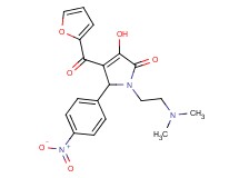 1-[2-(dimethylamino)ethyl]-4-(2-furoyl)-3-hydroxy-5-(4-nitrophenyl)-1,5-dihydro-2H-pyrrol-2-one