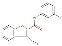 N-(3-iodophenyl)-3-methyl-1-benzofuran-2-carboxamide