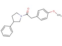 1-[(4-methoxyphenyl)acetyl]-3-phenylpyrrolidine