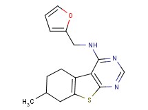 N-(2-furylmethyl)-7-methyl-5,6,7,8-tetrahydro[1]benzothieno[2,3-d]pyrimidin-4-amine