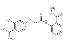 methyl 2-{[(4-isopropyl-3-methylphenoxy)acetyl]amino}benzoate