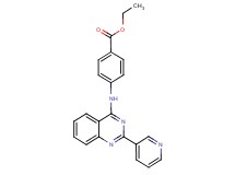 ethyl 4-{[2-(3-pyridinyl)-4-quinazolinyl]amino}benzoate
