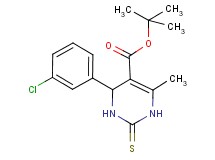 tert-butyl 4-(3-chlorophenyl)-6-methyl-2-thioxo-1,2,3,4-tetrahydro-5-pyrimidinecarboxylate