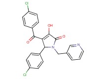 4-(4-chlorobenzoyl)-5-(4-chlorophenyl)-3-hydroxy-1-(3-pyridinylmethyl)-1,5-dihydro-2H-pyrrol-2-one