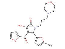 4-(2-furoyl)-3-hydroxy-5-(5-methyl-2-furyl)-1-[3-(4-morpholinyl)propyl]-1,5-dihydro-2H-pyrrol-2-one