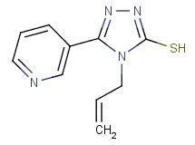 4-allyl-5-(3-pyridinyl)-4H-1,2,4-triazole-3-thiol