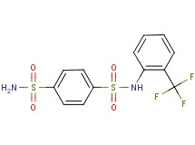 N-[2-(trifluoromethyl)phenyl]-1,4-benzenedisulfonamide