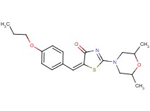 2-(2,6-dimethyl-4-morpholinyl)-5-(4-propoxybenzylidene)-1,3-thiazol-4(5H)-one
