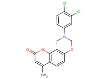 9-(3,4-dichlorophenyl)-4-methyl-9,10-dihydro-2H,8H-chromeno[8,7-e][1,3]oxazin-2-one