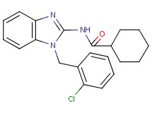 N-[1-(2-chlorobenzyl)-1H-benzimidazol-2-yl]cyclohexanecarboxamide
