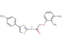 2-(2,3-dimethylphenoxy)-N-[4-(4-methylphenyl)-1,3-thiazol-2-yl]acetamide