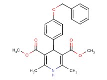 dimethyl 4-[4-(benzyloxy)phenyl]-2,6-dimethyl-1,4-dihydro-3,5-pyridinedicarboxylate