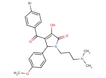 4-(4-bromobenzoyl)-1-[3-(dimethylamino)propyl]-3-hydroxy-5-(4-methoxyphenyl)-1,5-dihydro-2H-pyrrol-2-one