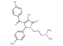 4-(4-bromobenzoyl)-1-[3-(dimethylamino)propyl]-3-hydroxy-5-(4-methylphenyl)-1,5-dihydro-2H-pyrrol-2-one
