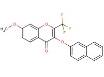 7-methoxy-3-(2-naphthyloxy)-2-(trifluoromethyl)-4H-chromen-4-one