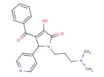 4-benzoyl-1-[3-(dimethylamino)propyl]-3-hydroxy-5-(4-pyridinyl)-1,5-dihydro-2H-pyrrol-2-one