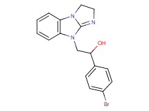 1-(4-bromophenyl)-2-(2,3-dihydro-9H-imidazo[1,2-a]benzimidazol-9-yl)ethanol hydrochloride