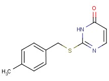 2-[(4-methylbenzyl)thio]-4(3H)-pyrimidinone