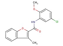 N-(5-chloro-2-methoxyphenyl)-3-methyl-1-benzofuran-2-carboxamide