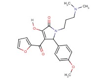1-[3-(dimethylamino)propyl]-4-(2-furoyl)-3-hydroxy-5-(4-methoxyphenyl)-1,5-dihydro-2H-pyrrol-2-one