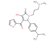 1-[3-(dimethylamino)propyl]-4-(2-furoyl)-3-hydroxy-5-(4-isopropylphenyl)-1,5-dihydro-2H-pyrrol-2-one