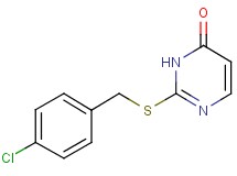 2-[(4-chlorobenzyl)thio]-4(3H)-pyrimidinone