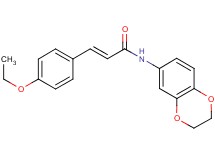 N-(2,3-dihydro-1,4-benzodioxin-6-yl)-3-(4-ethoxyphenyl)acrylamide