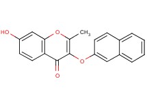 7-hydroxy-2-methyl-3-(2-naphthyloxy)-4H-chromen-4-one