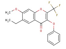 6-ethyl-7-methoxy-3-phenoxy-2-(trifluoromethyl)-4H-chromen-4-one
